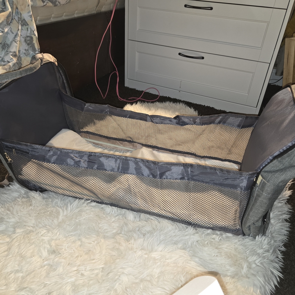 Gray Multi-Functional Men's Backpack - Picture 11 of 11